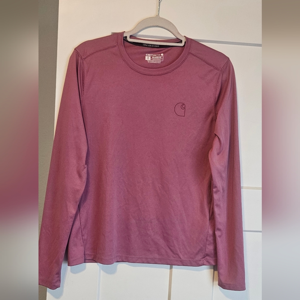 Carhartt Long-Sleeve Crew in Mauve